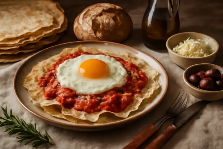 Pane frattau servito da Niala Ristoro e Tradizione a Ussassai